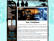 Tablet Screenshot of ezrastorah.org